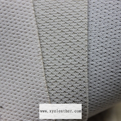 Mesh backing dot pattern fabric leather for car seat