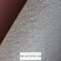 China supplier single brush lambskin leather fabric for sofa