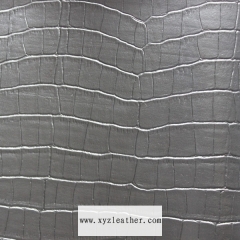 Alligator skin 0.5 brushing fabric synthetic leather fabric for wallet