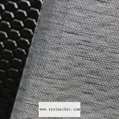 Filament fabric stone pattern pvc leather malaysia for bag
