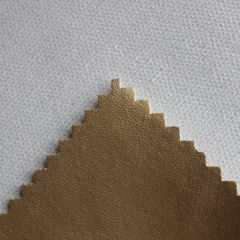 Pearl pattern TC backing napa grain pu leather for bag