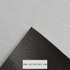 Mesh backing embossed car leather seat covers with litchi