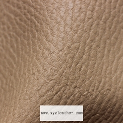0.5 brushing fabric litchi pattern embossed microfiber synthetic leather