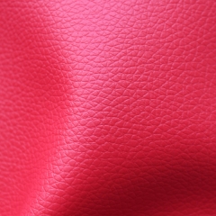 Red color knitted embossed china rexine for luggage