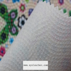 New goods film surface butterfly synthetic leather material price per meter
