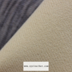 Lizard skin printed velvet leather fabric for making shoes