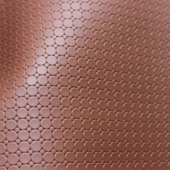 Knitted embossed dot wholesale mexican leather in china
