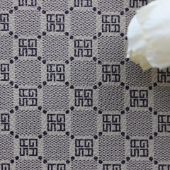 0.5 brushing fabric letter pattern printing vinyl leatherette for bag