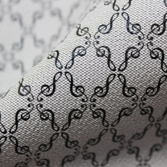 Symbol pattern 0.5 brushing fabric thermo leather for bag