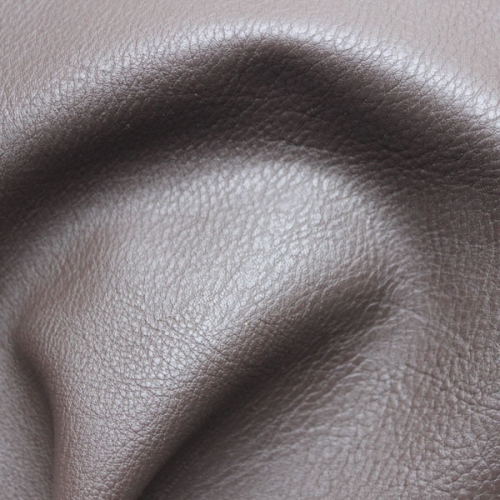 Single brush litchi clarino leather for handbag
