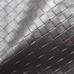 Black weaving pattern single brush bag making material