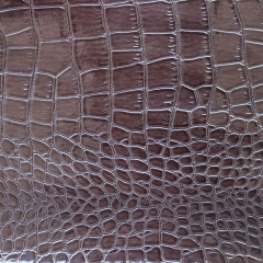 Free sample pound fabric crocodile waterproof pvc leather for purse