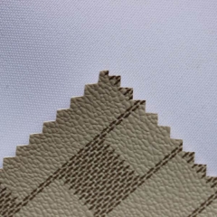 Rectangle pound fabric embossing leather per meter for bag
