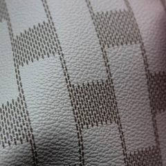 Rectangle pound fabric embossing leather per meter for bag