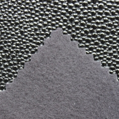 Double brush shagreen skin embossed leather tanneries in china