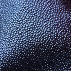 Metallic film knitted shagreen china leather factory for bag