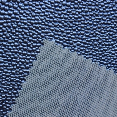 Metallic film knitted shagreen china leather factory for bag