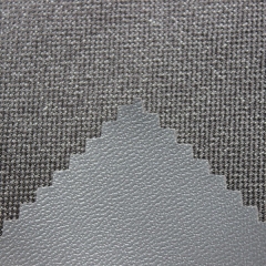 Oxford backing napa pattern embossing artificial leather scrap for bag