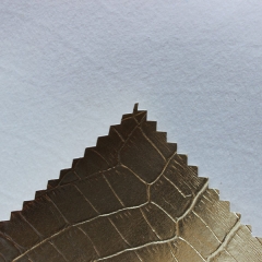 Spunlace metallic film alligator skin pvc leather malaysia for bag