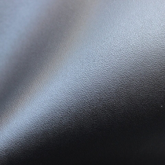 Single brush lambskin hologram leather fabric from china