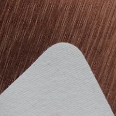 Cork pattern 0.7mm thickness brush upholstery leather for sofa
