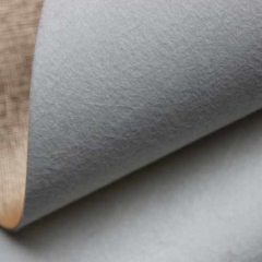 New design metallic film nonwoven spunlace raw leather for luggage