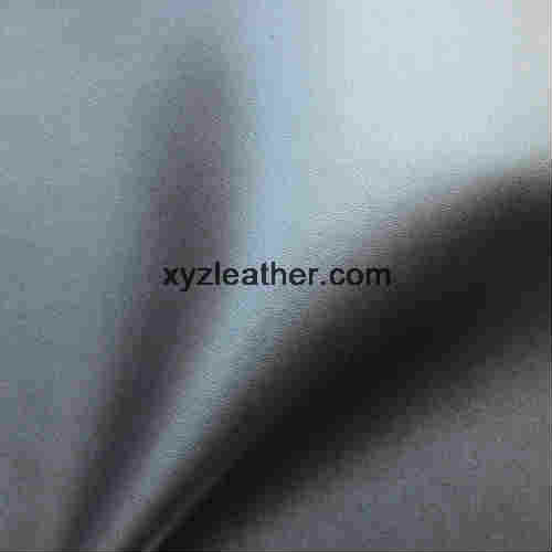 Single brush lambskin hologram leather fabric from china