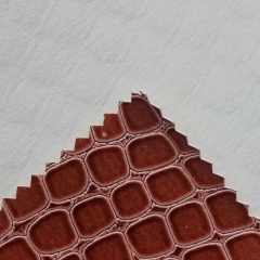 High gloss stone pattern spunlace leather per yard in china