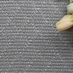 Classical style velvet weaving perforated leather fabric for bag