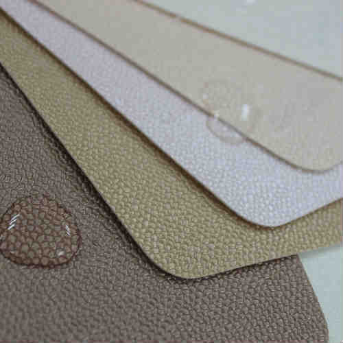 Litchi pattern brush backing decoration upholstery synthetic leather