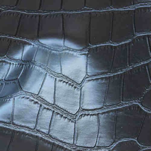 Single brush alligator eco friendly faux leather for luggage