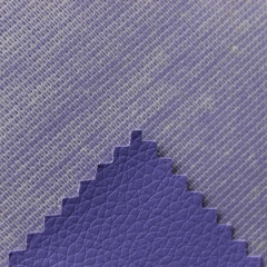 Purple color knitted fabric pvc leather vietnam for furniture living room sofa