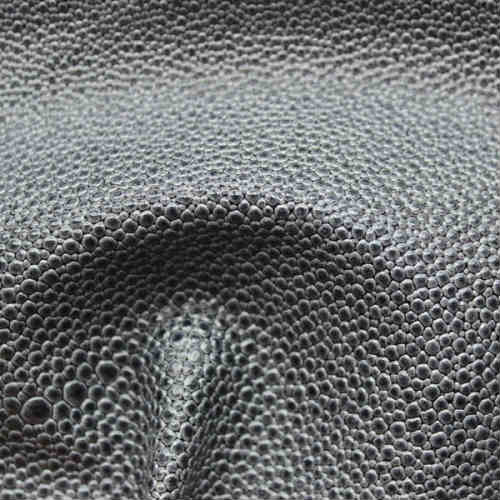 Fill color double brush embossed shagreen leather china manufacturer